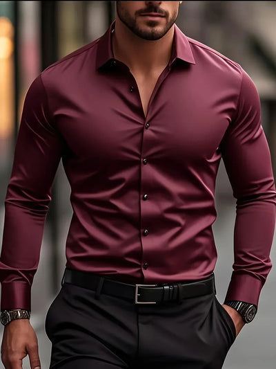 FOR EVER EST™ | Elegant Long-Sleeved Shirt with Buttons