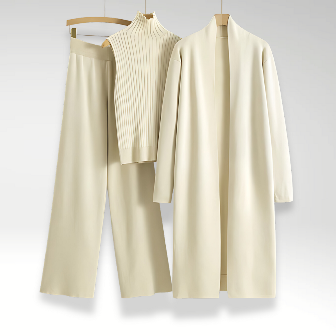 FOR EVER EST™ | Three-Piece Luxe Knit Set