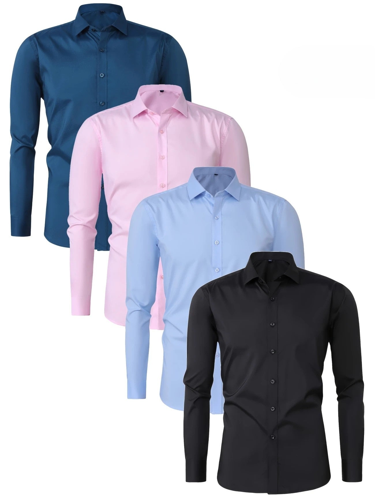 FOR EVER EST™ | Elegant Long-Sleeved Shirt with Buttons