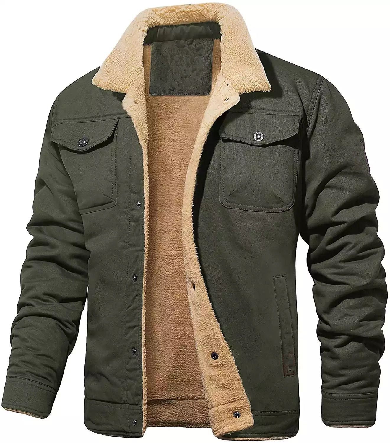 FOR EVER EST™ | Men's Sherpa-Lined Jacket