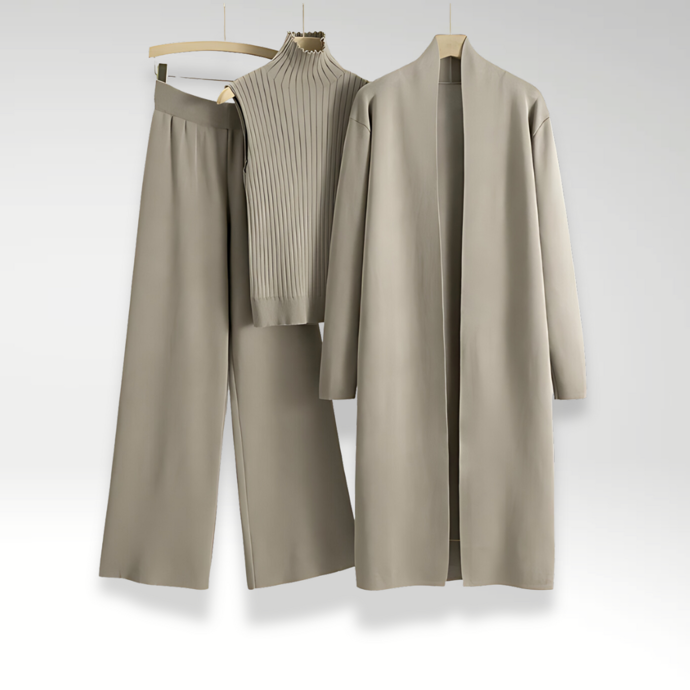 FOR EVER EST™ | Three-Piece Luxe Knit Set