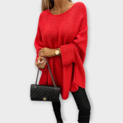 FOR EVER EST™ | Stylish Women’s Sweater with Round Neck