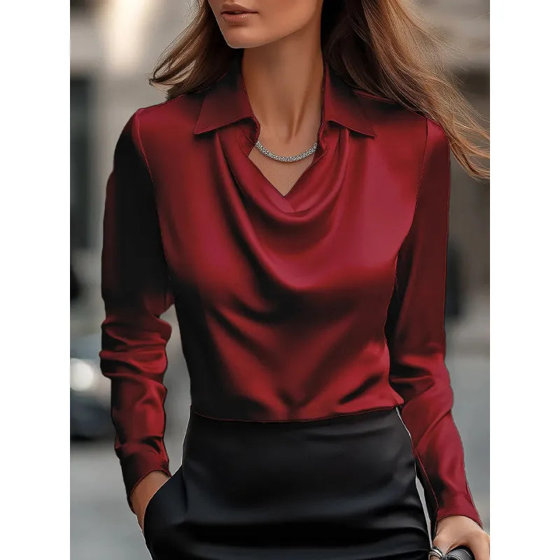 FOR EVER EST™ | Elegant Long Sleeve Blouse