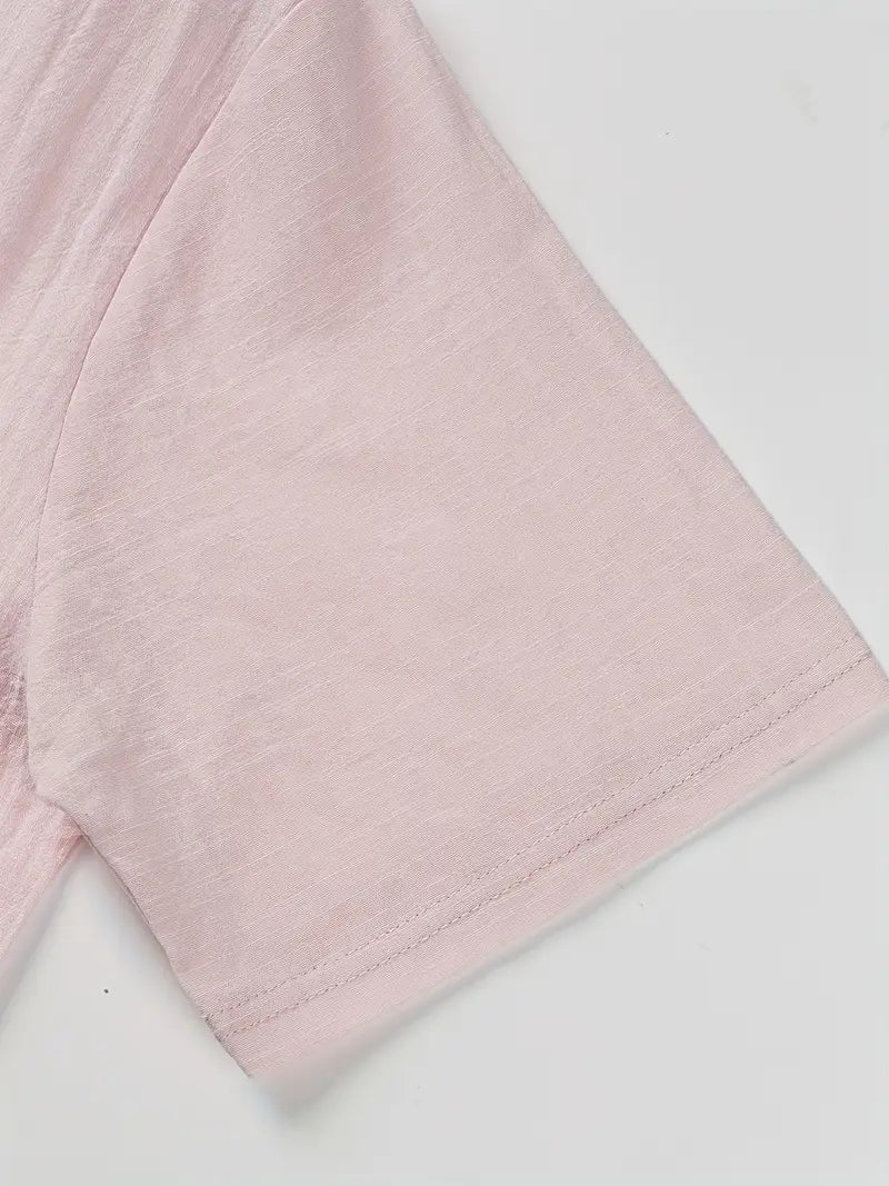 FOR EVER EST™ | Elegant Short-Sleeved Shirt