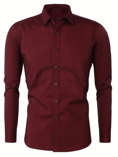 FOR EVER EST™ | Elegant Long-Sleeved Shirt with Buttons