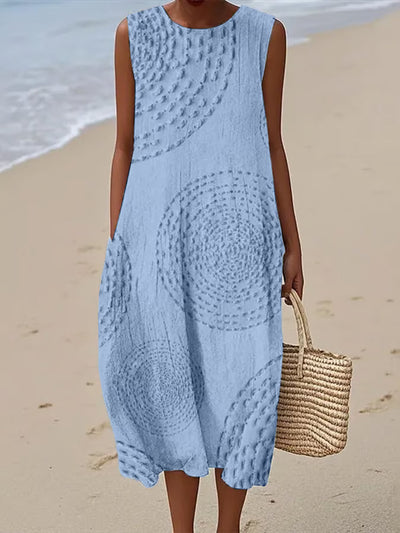 FOR EVER EST™ | Maxi Dress with Textured Pattern