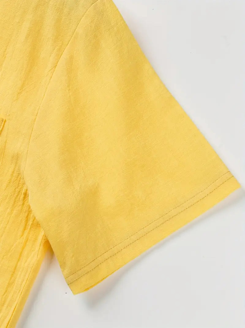 FOR EVER EST™ | Elegant Short-Sleeved Shirt