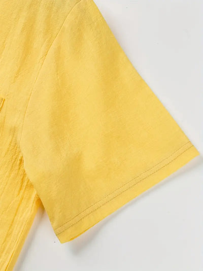 FOR EVER EST™ | Elegant Short-Sleeved Shirt