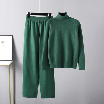 FOR EVER EST™ | Two-Piece Lounge Set in Cable Knit